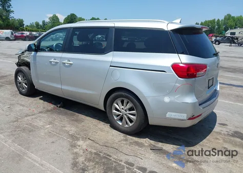 2016 Kia Sedona Lx из США, поврежденный, VIN KNDMB5C10G6091923